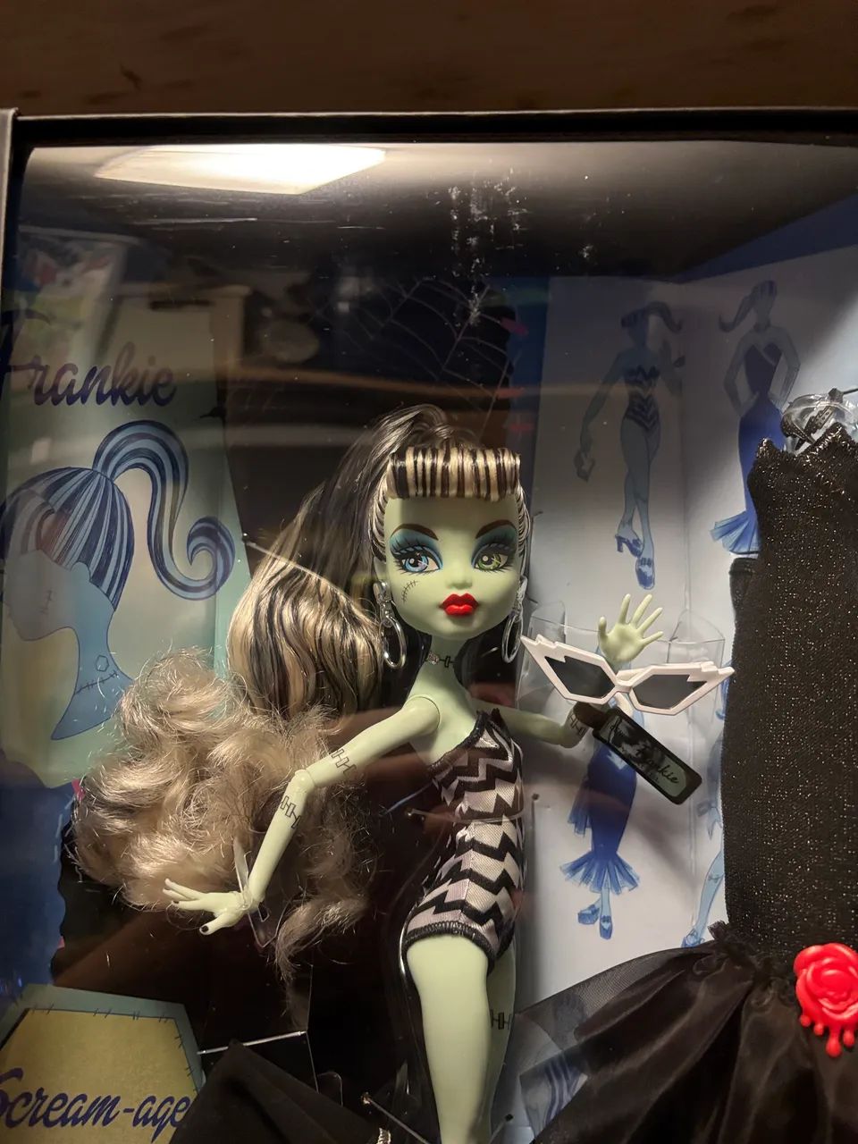 boneca monster high skullector frankie barbie