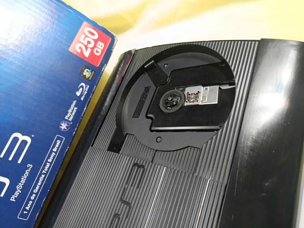Playstation 3 super slim com defeito + caixa. - Foto 3