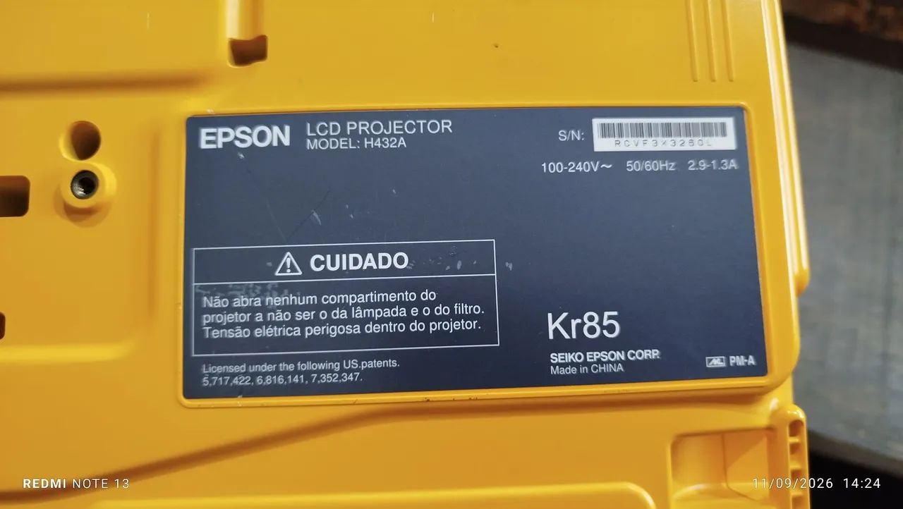 Projetor Epson semi novo - Foto 4