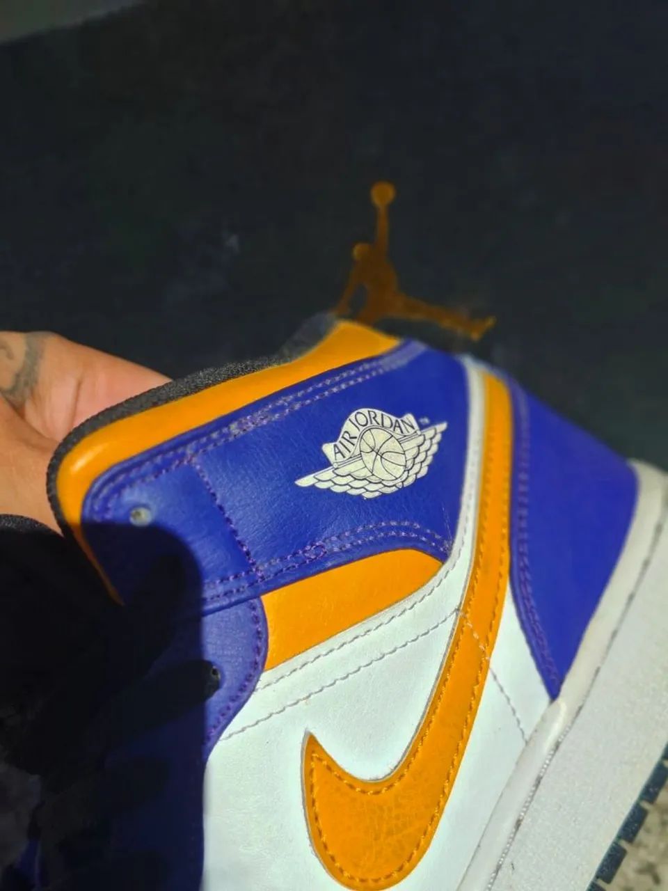 Air Jordan 1 Mid Laikers 36 - Foto 3