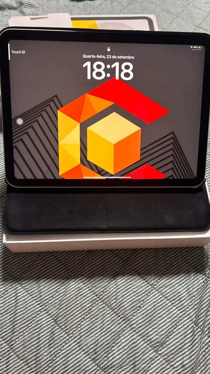 iPad 10 com nota fiscal, caixa + película e capa  - Foto 4
