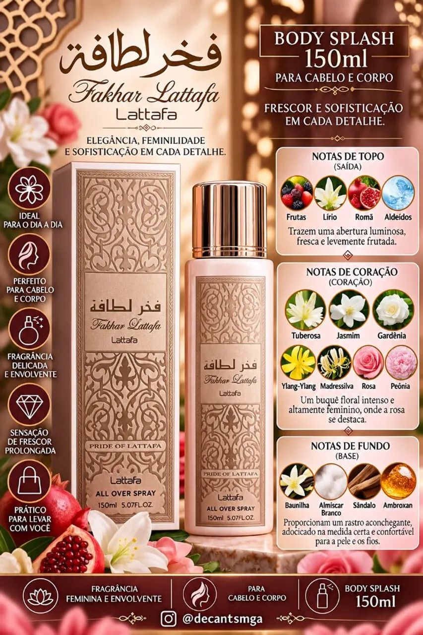 Body Splash corpo e cabelo