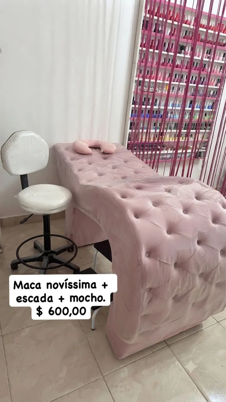 Kit maca, escada e cadeira 