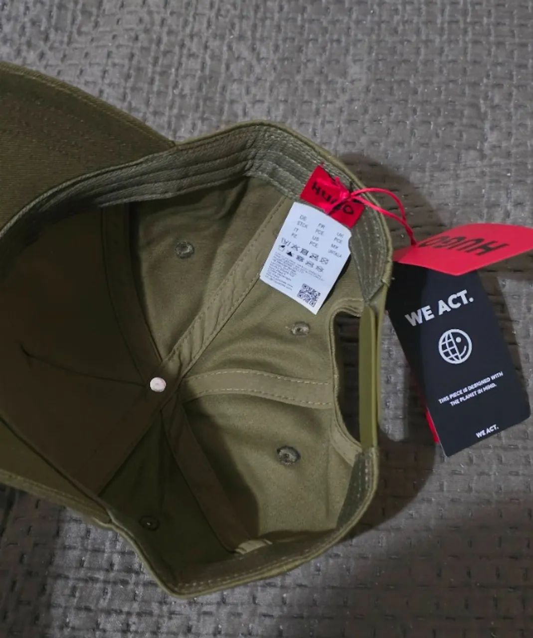  boné hugo boss jude verde oliva  - Foto 2