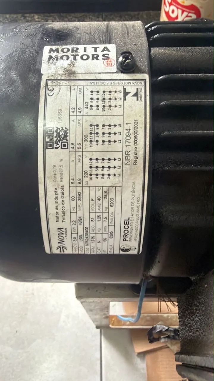 VENDO COIFA + MOTOR 3 CAVALO 
