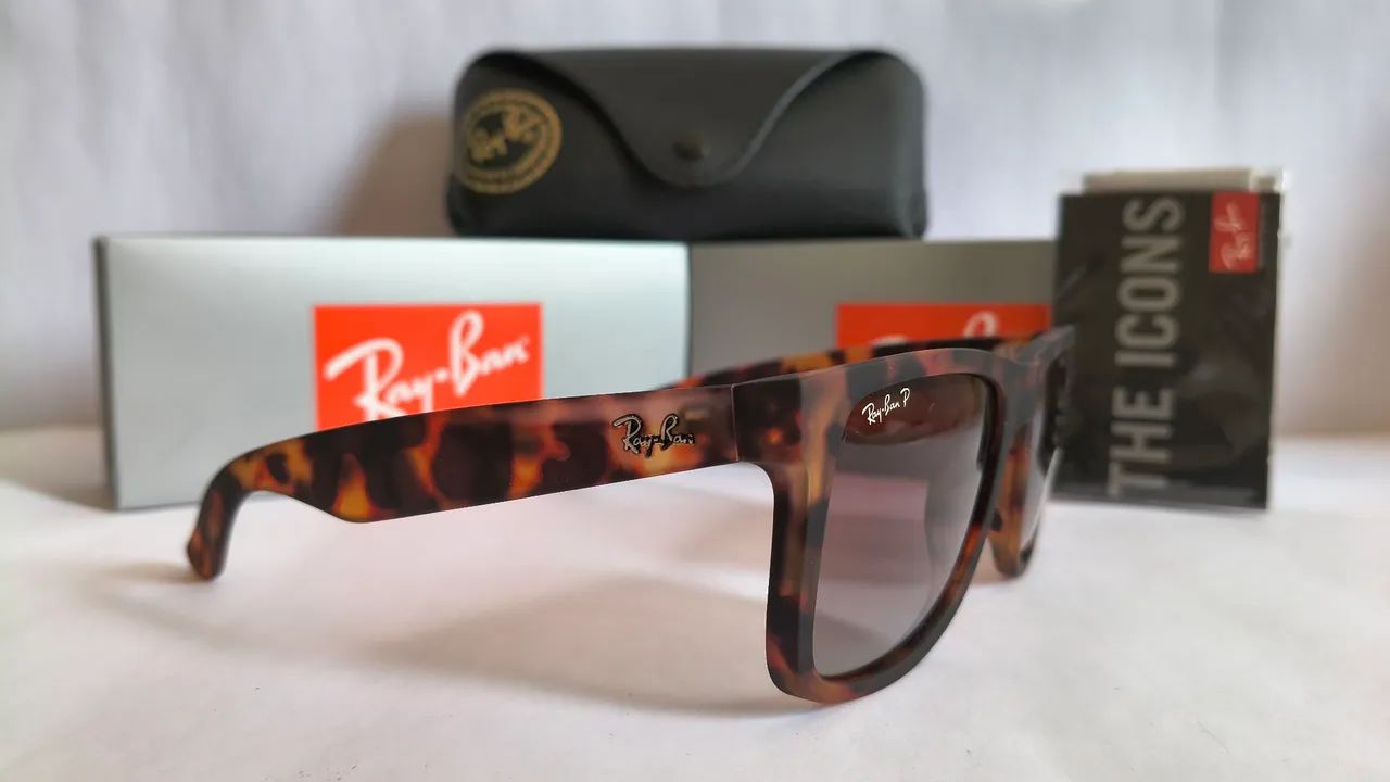 ÓCULOS DE SOL RAYBAN JUSTIN TARTARUGA  - Foto 2
