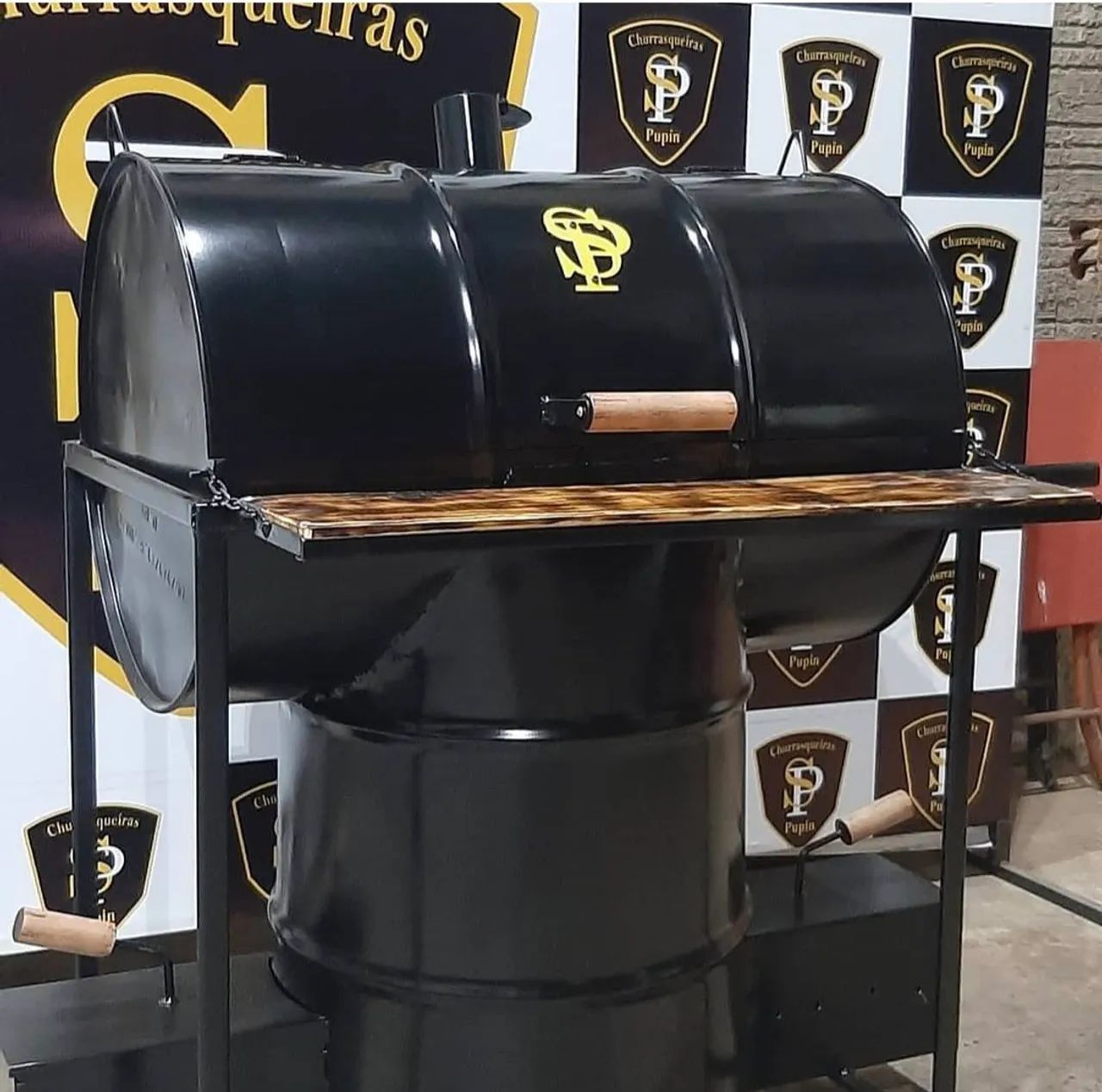 Churrasqueira para defumação e a bafo  - Foto 4