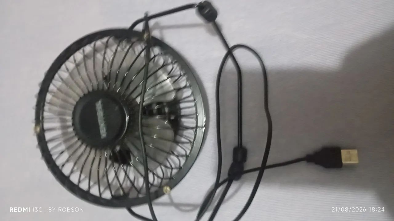 Ventilador USB para mesa 