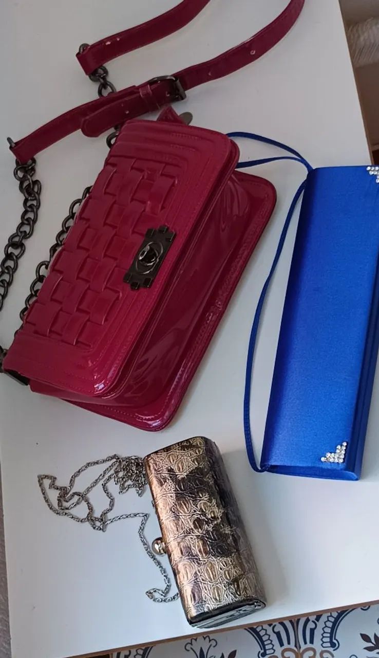 3 bolsas de festa elegantes 