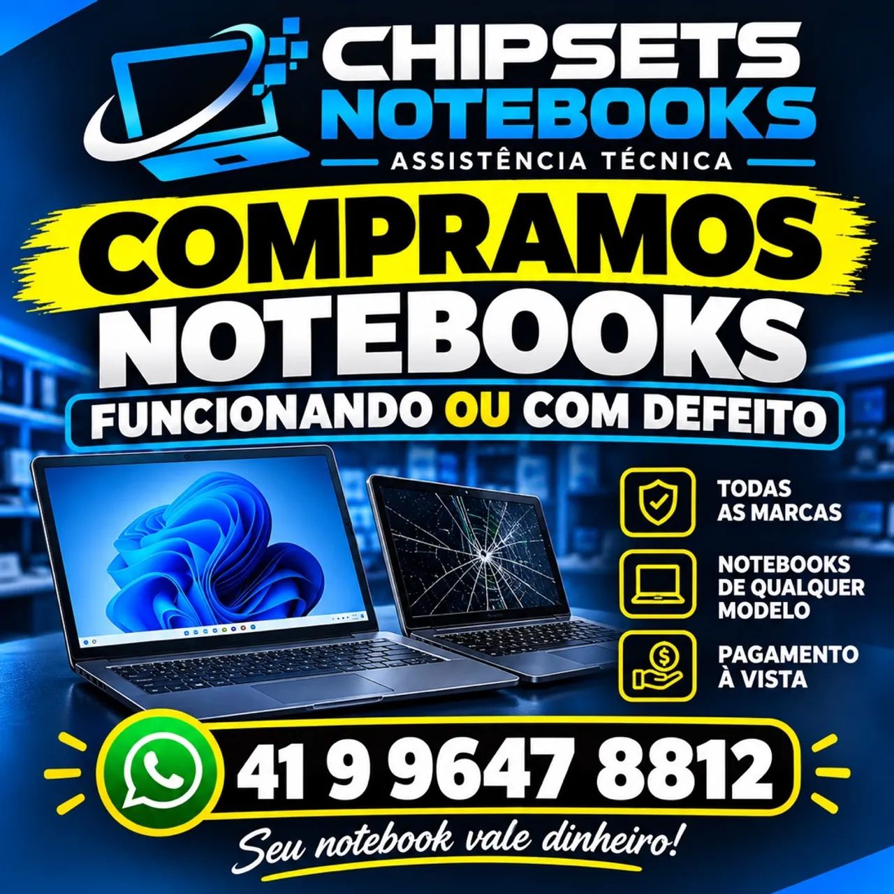 NOTEBOOK FUNCIONANDO COM DEFEITO 