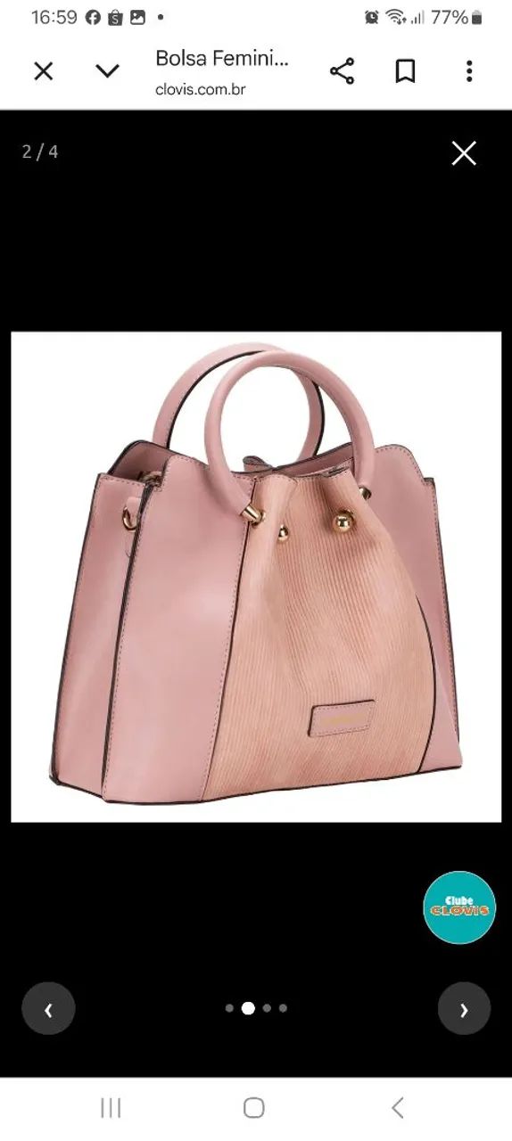 Bolsa Chenson Rosa - Foto 2
