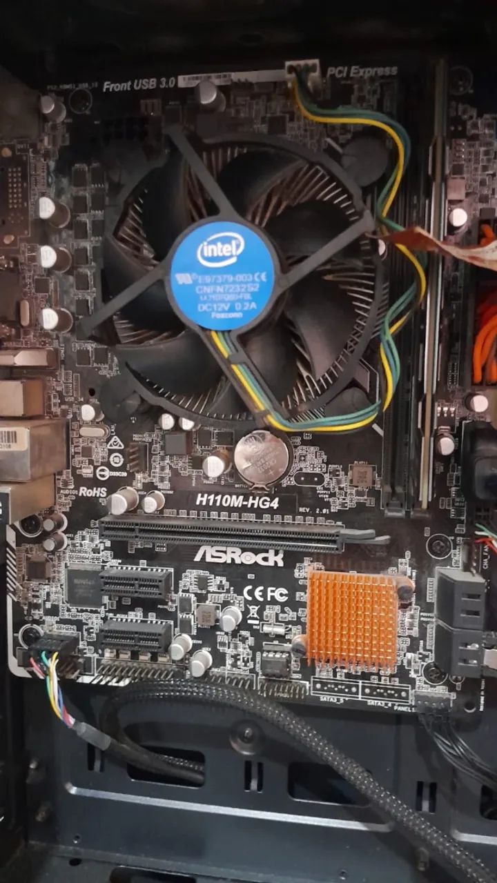 GABINETE GAMER, PLACA MÃE, PROCESSADOR E MEMORIA. - Foto 5
