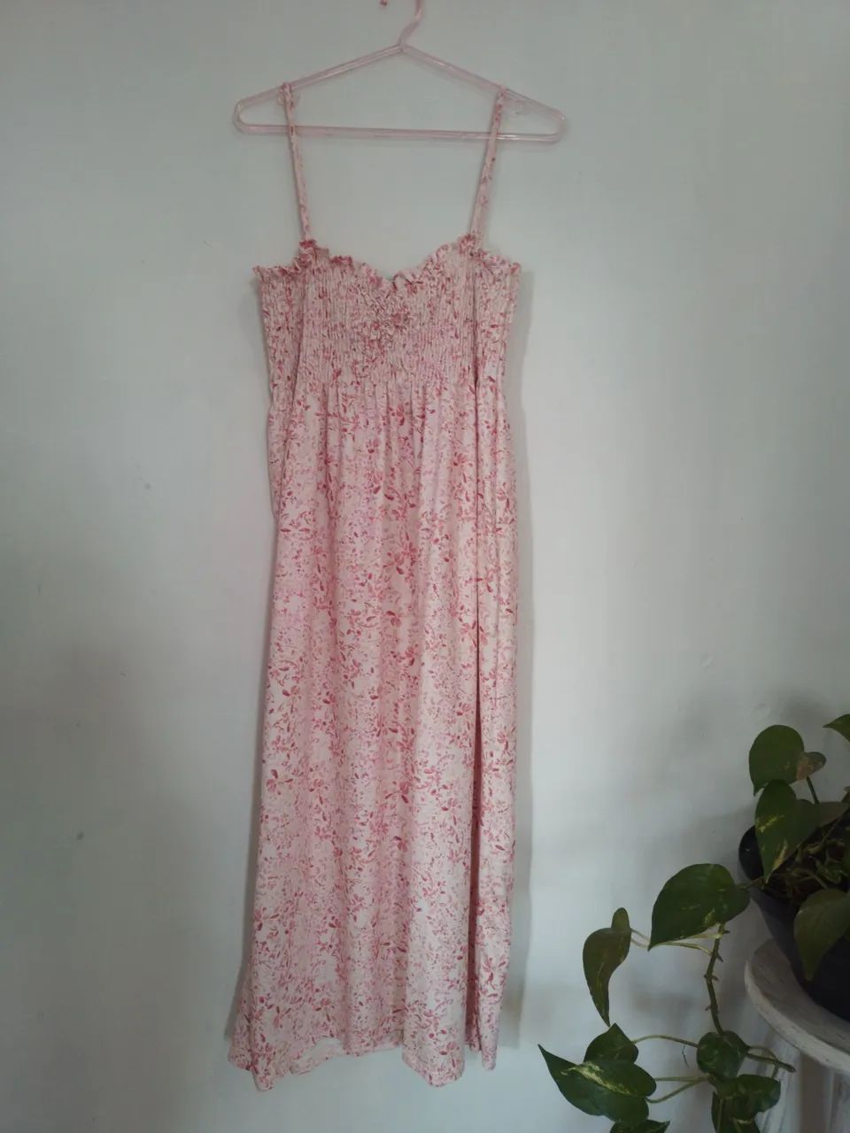 Vestido romântico estampado 