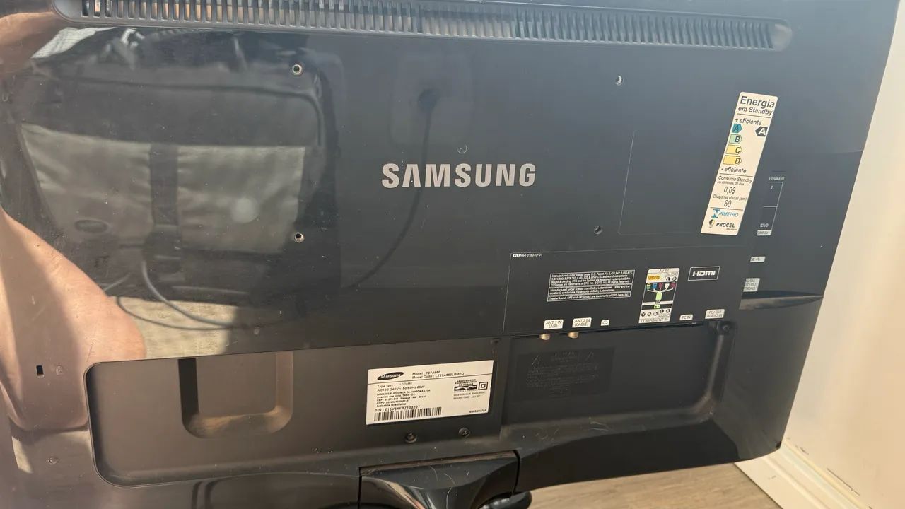 Vendo Tela tv Samsung 27 polegadas modelo a550 - Foto 2