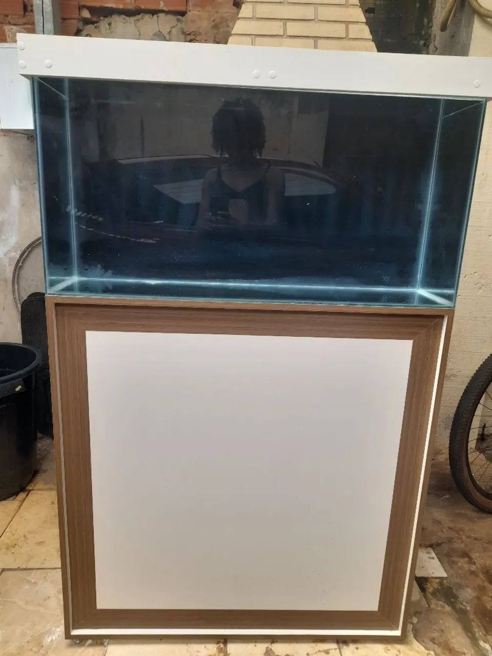 AQUARIO 108 litros 80x30x45 com movel - Foto 2