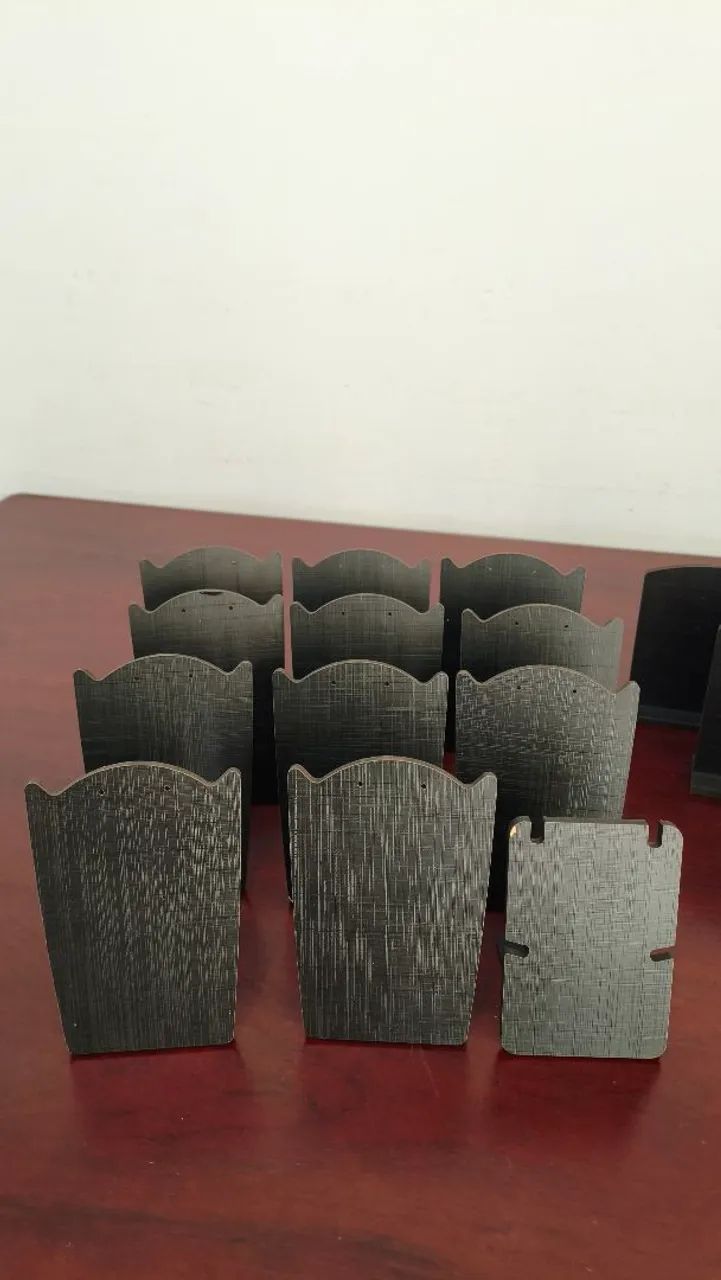 Conjunto de expositores para semijoias em MDF texturizado - Foto 2