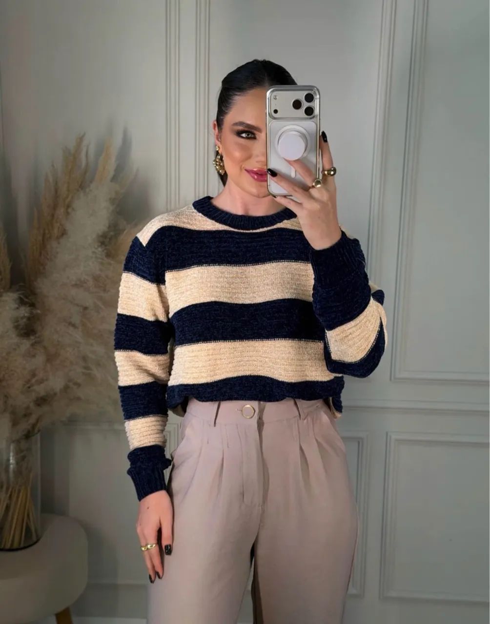 Calça de alfaiataria e blusa mouse  - Foto 3