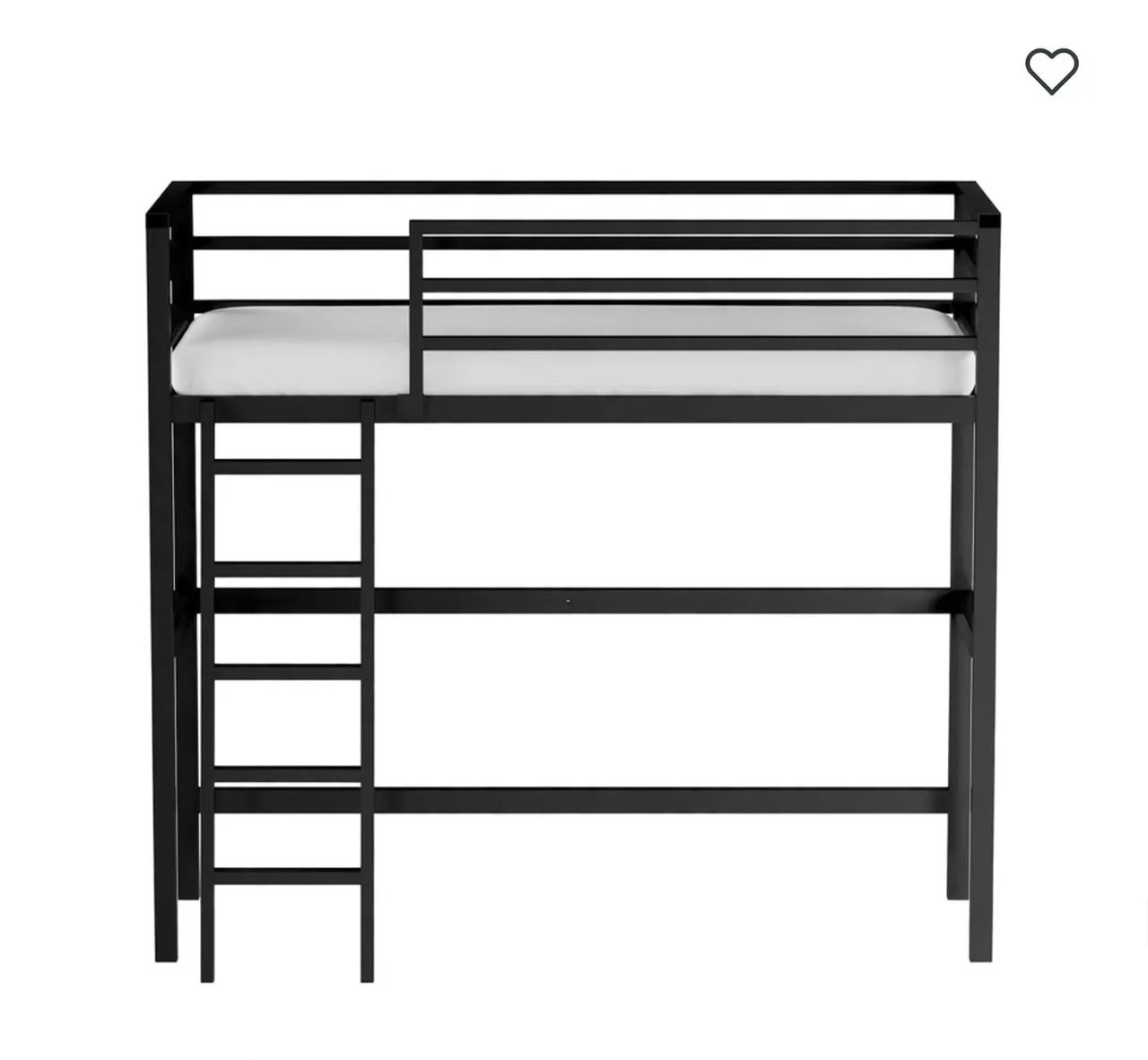 Cama solteiro suspensa 