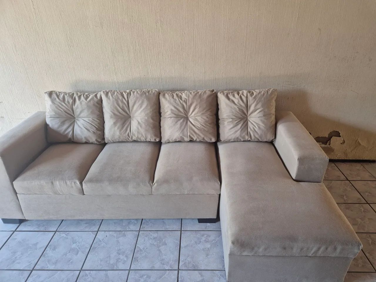 Sofá 3 lugares e chaise - Foto 3