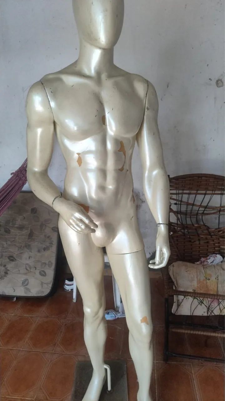 Manequim masculino fibra - Foto 2