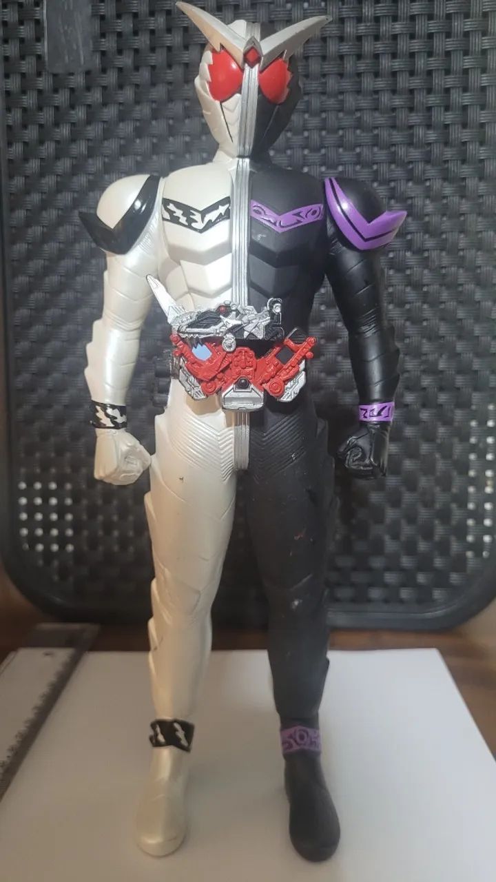 Kamen Rider W Double Fang Joker 30cm Bandai Action Figure Raro - Foto 2