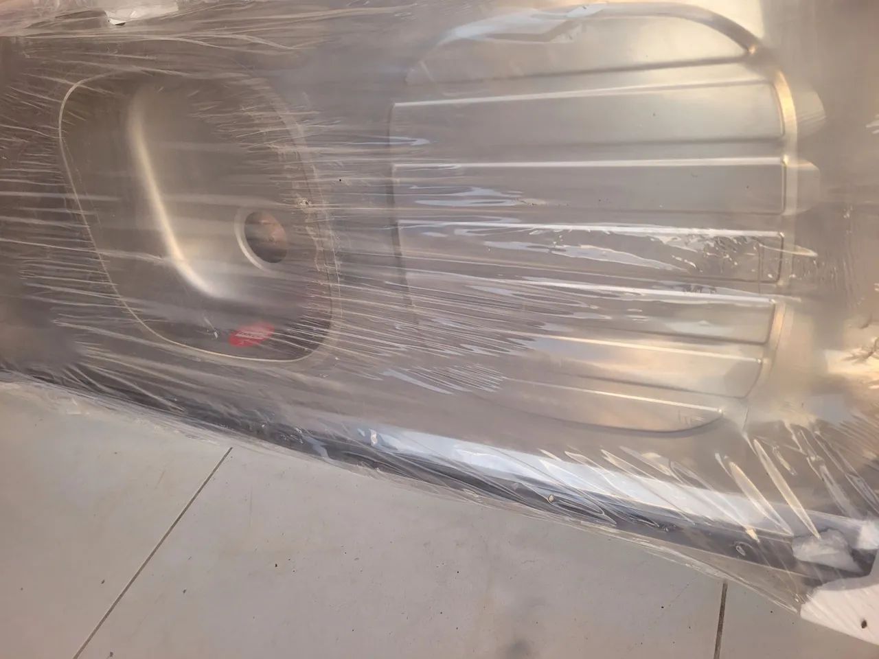 Vendo pia de Inox com concreto 