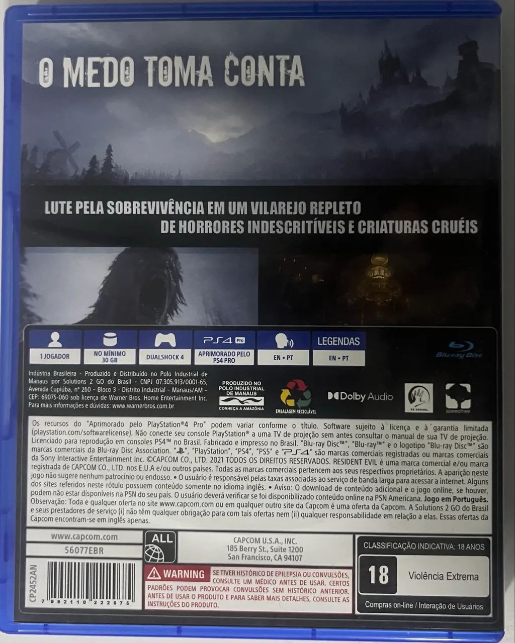 JOGO RESIDENTE EVIL VILLAGE - PS4 - Foto 2