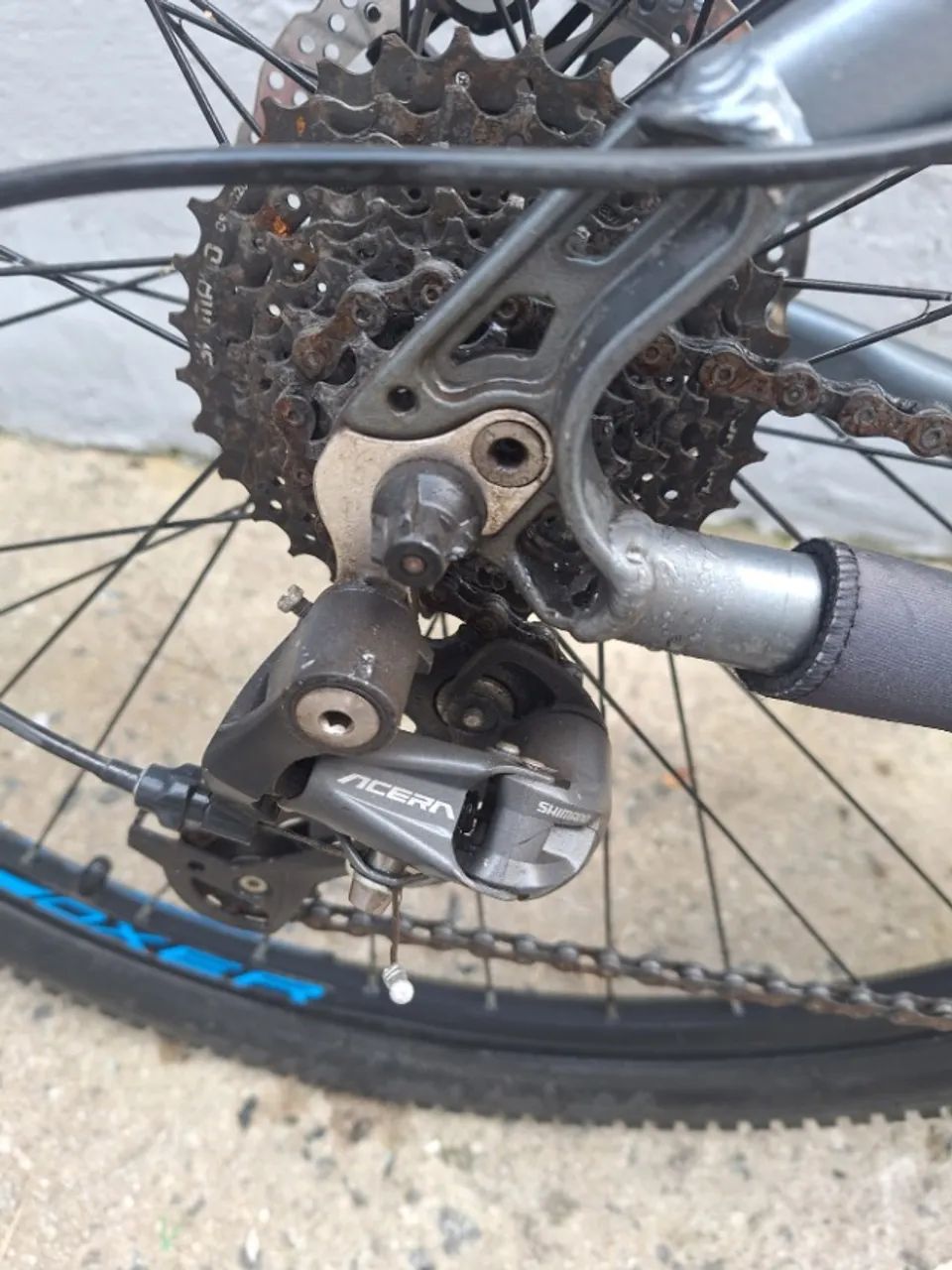 Bicicleta aro 29 com suspensão a ar Manitou com Shimano - Foto 5