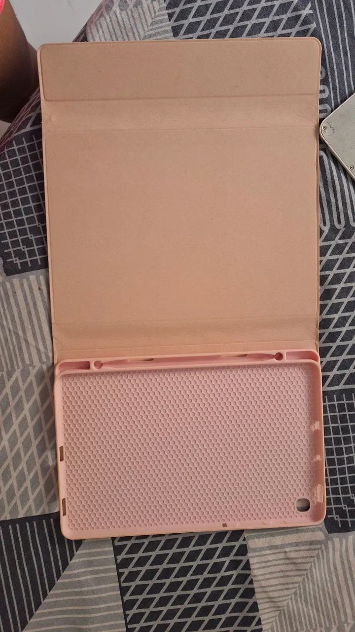 Capa Rosa + Teclado Bluetooth Samsung Galaxy Tab S6 Lite - Foto 4