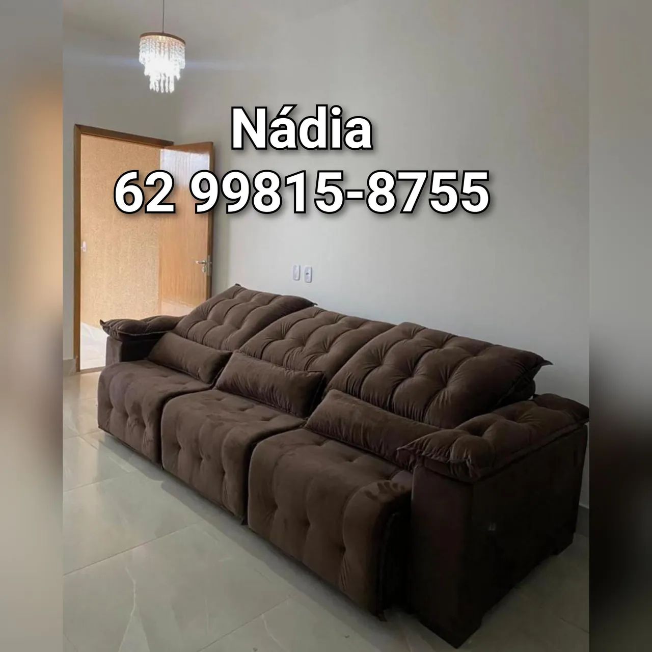 SOFÁ retrátil e reclinável várias cores 188