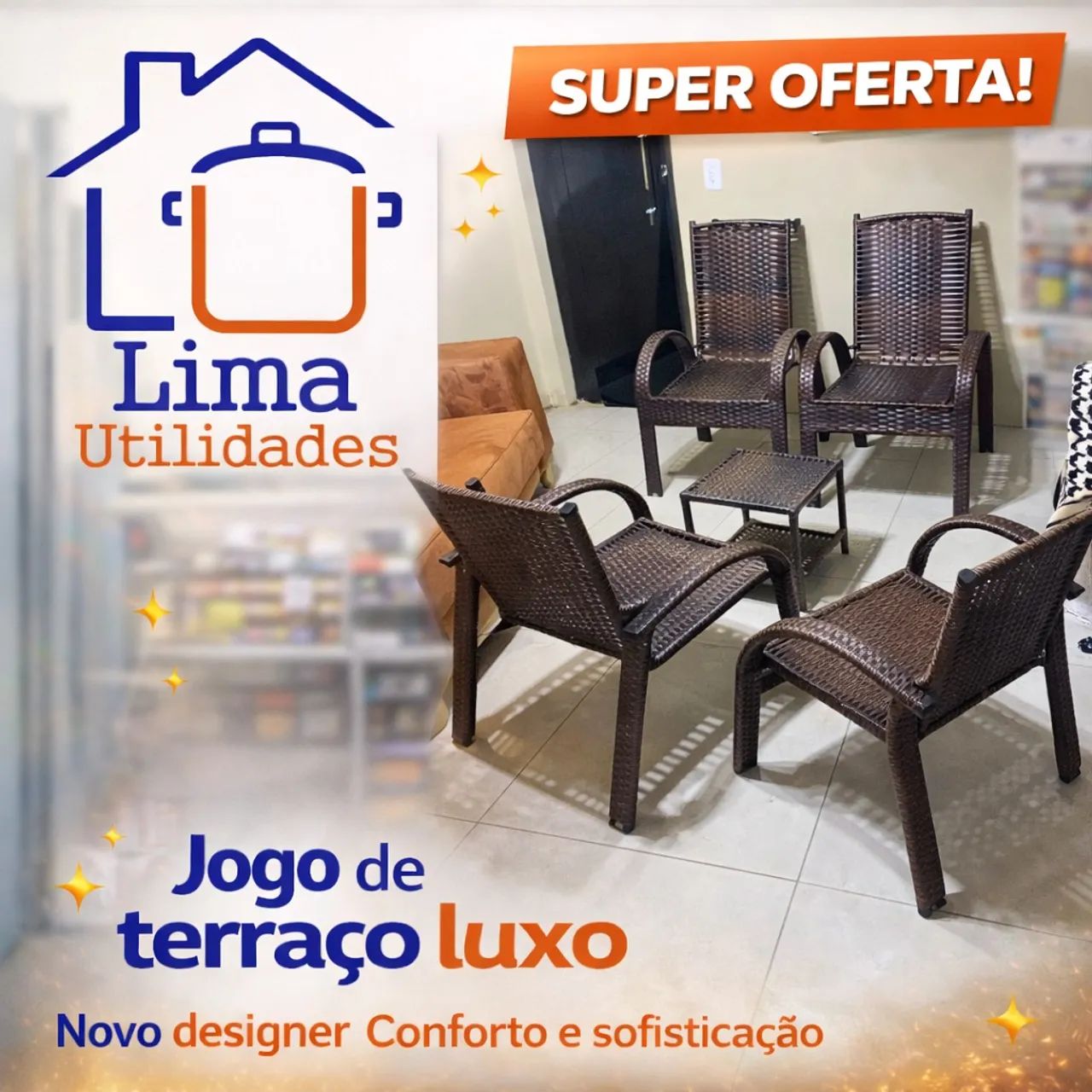 Jogo de terraço Promoção HOJE