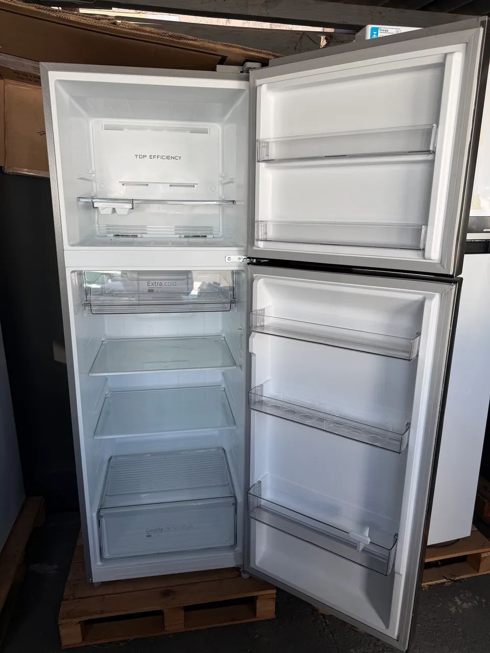 Refrigerador Midea 394L Inox NOVA - Foto 2