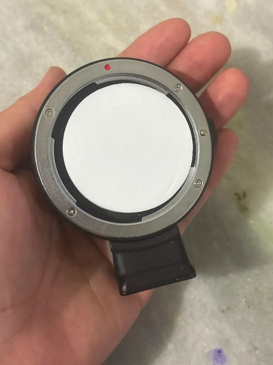 adaptador é um Viltrox EF-E Mount - Sony - Foto 2