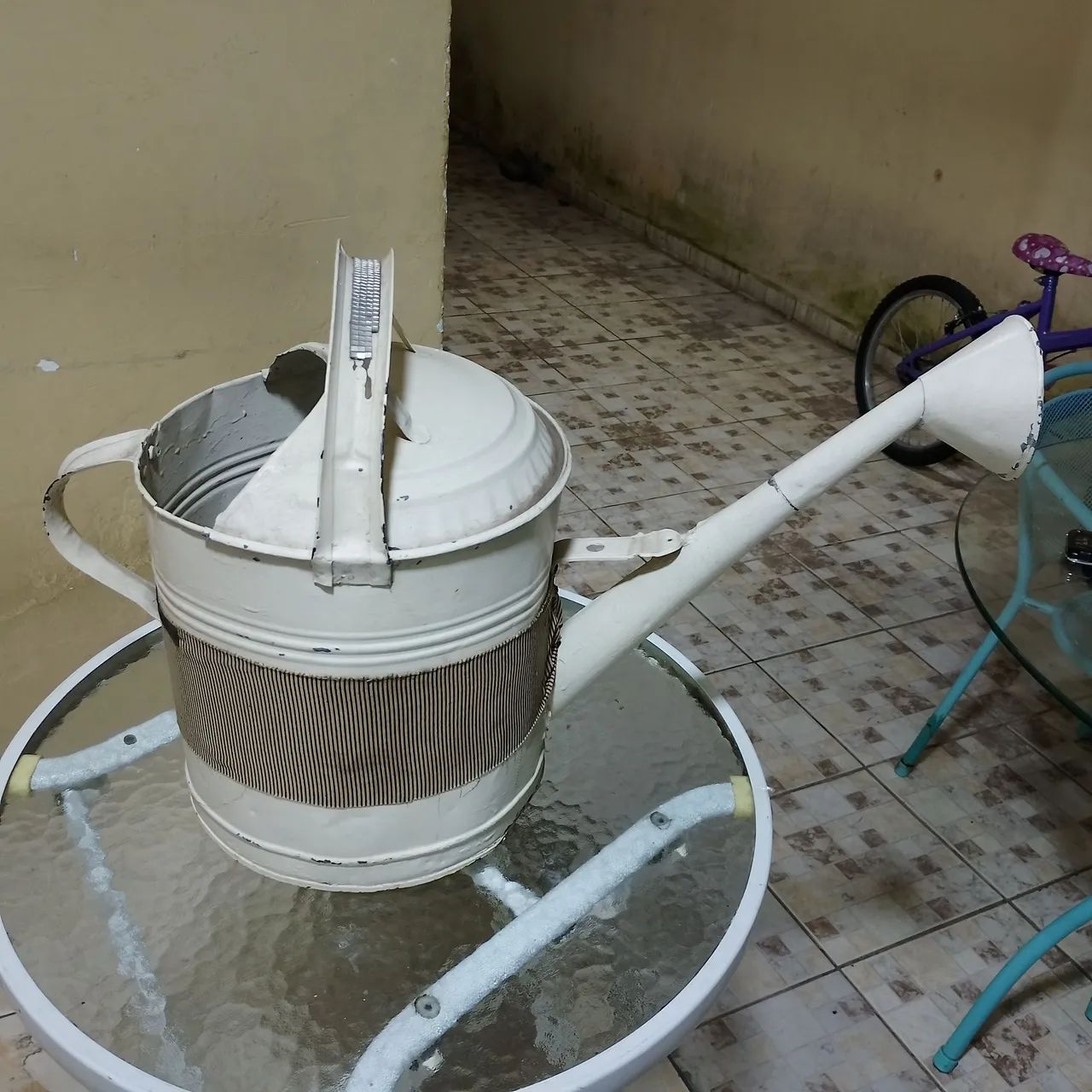 Regador retro antigo em perfeito estado  - Foto 4