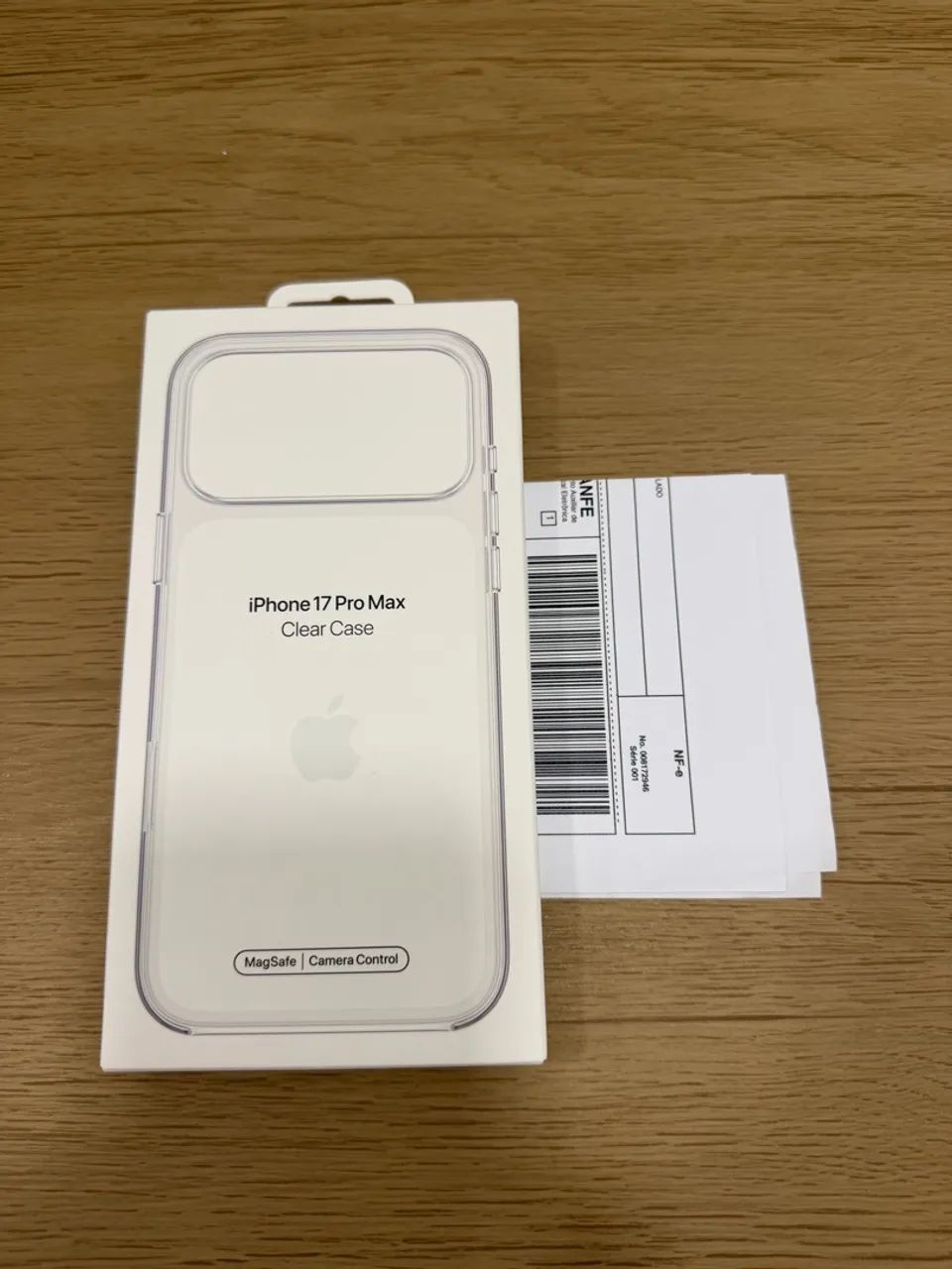 Capa transparente iPhone 17 pro max (original apple)