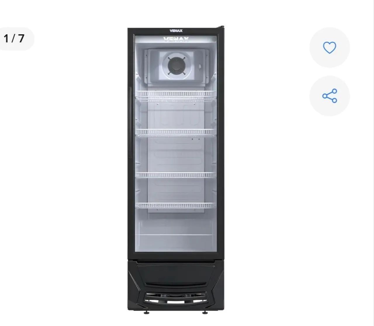 Geladeira expositora cervejeira comercial 300 litros