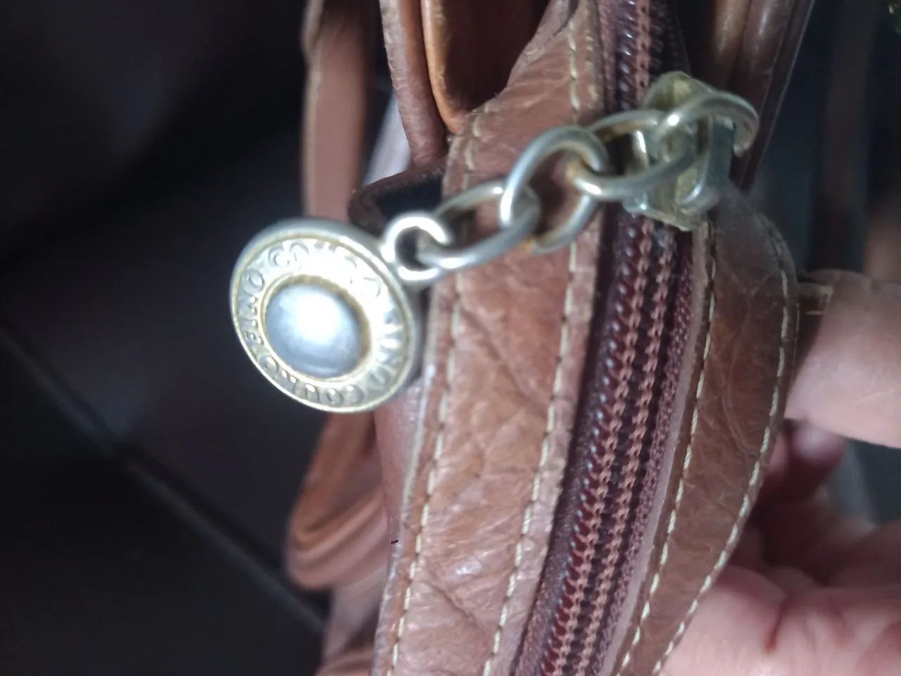 Bolsa Couro Fino - Foto 5