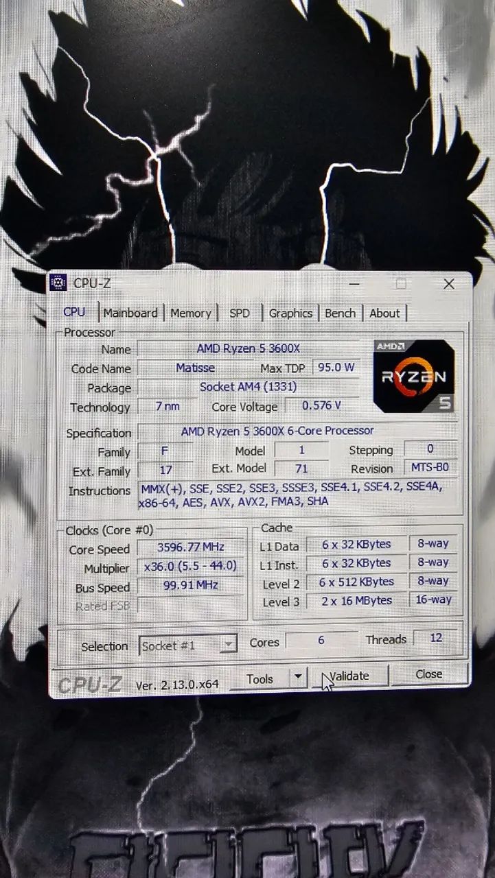 Ryzen 5 3600X (perfeito funcionamento) - Foto 4