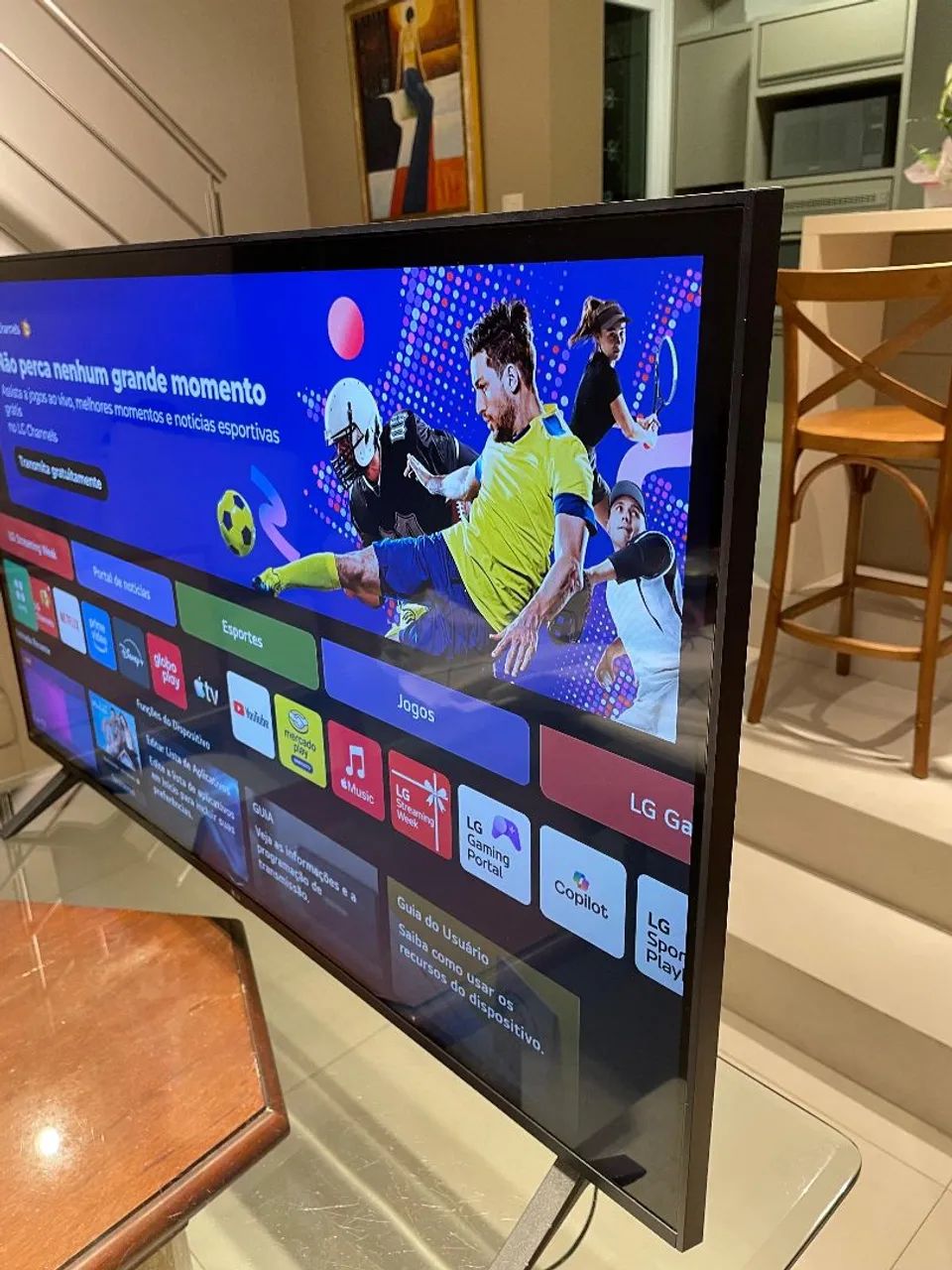 Smart TV LG 43'' UHD 4K com HDR10 Pro - Foto 5