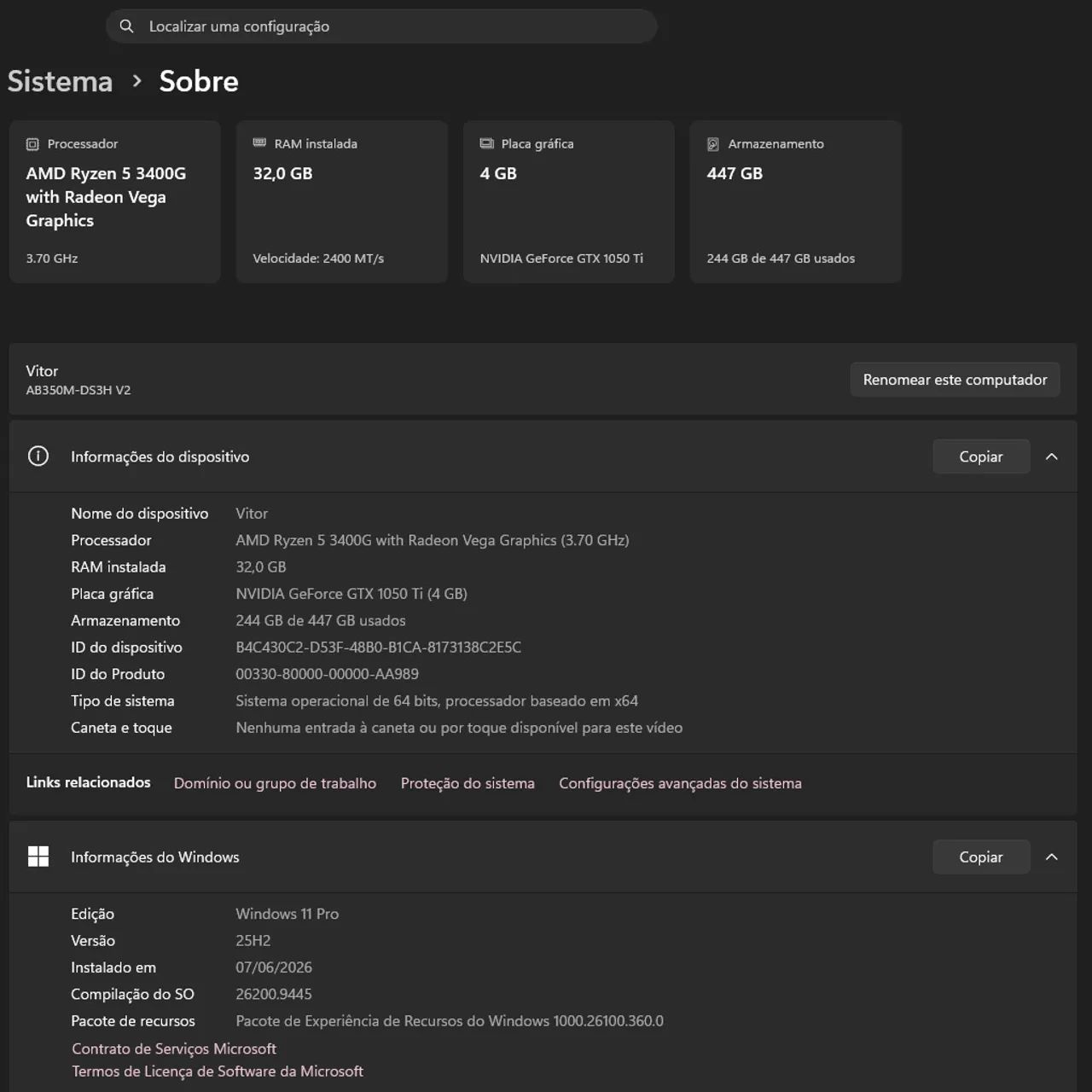 Vendo PC Gamer 