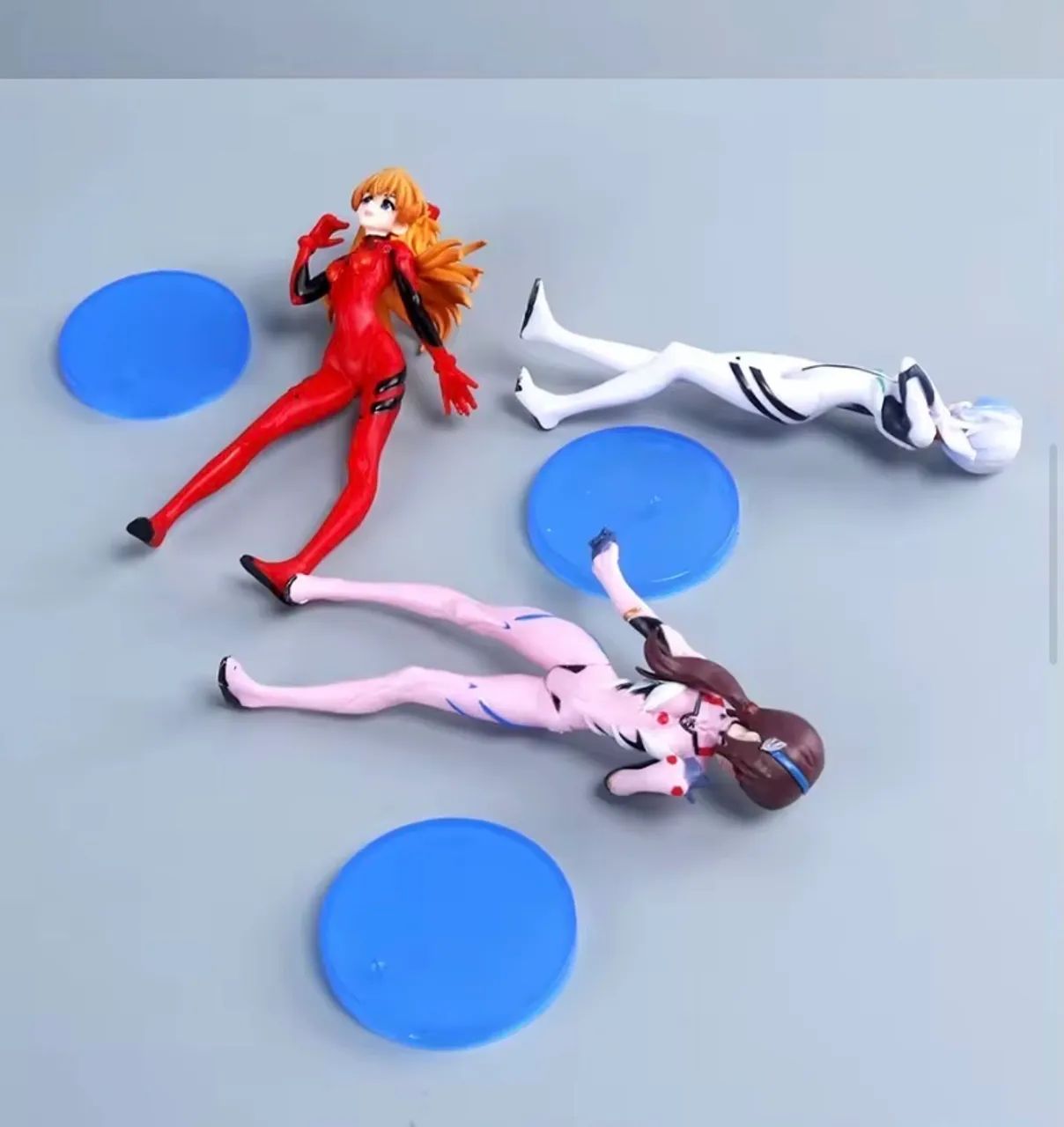 Neon Genesis Evangelion Action Figure, Eva Ayanami Rei Asuka Kit com as 3 action figures - Foto 5