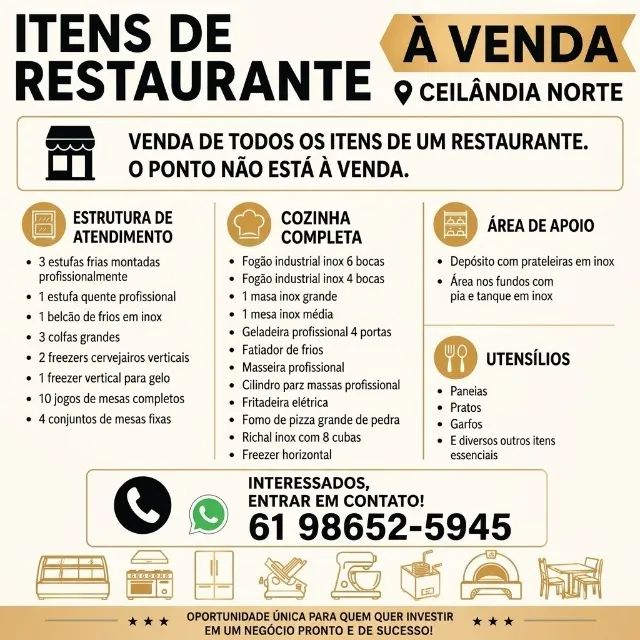 Itens de Restaurante (COMPLETO)