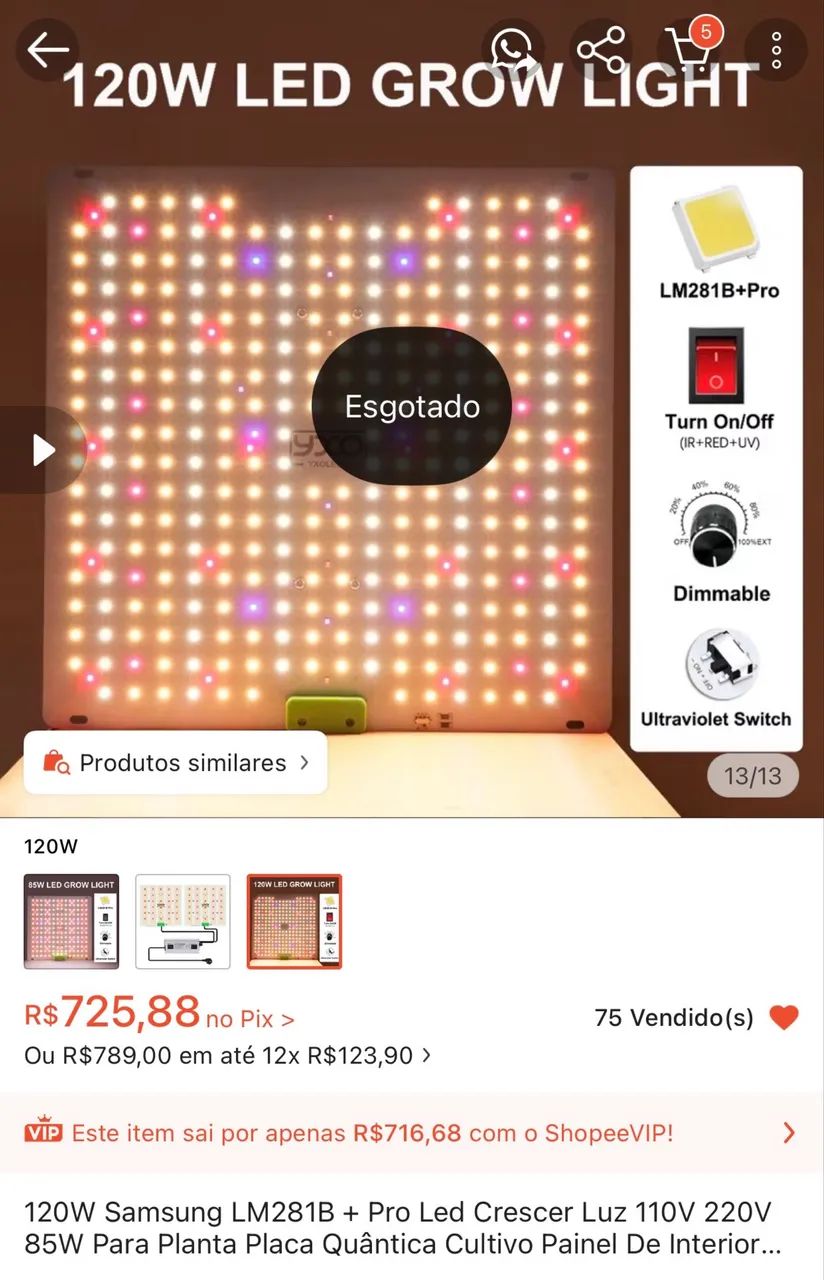 Led Quantum Board 120w - Foto 3