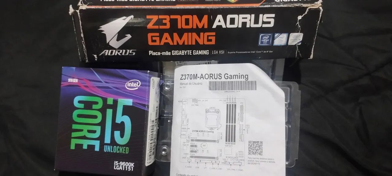 Processador core i5 9600k R$650 reais 