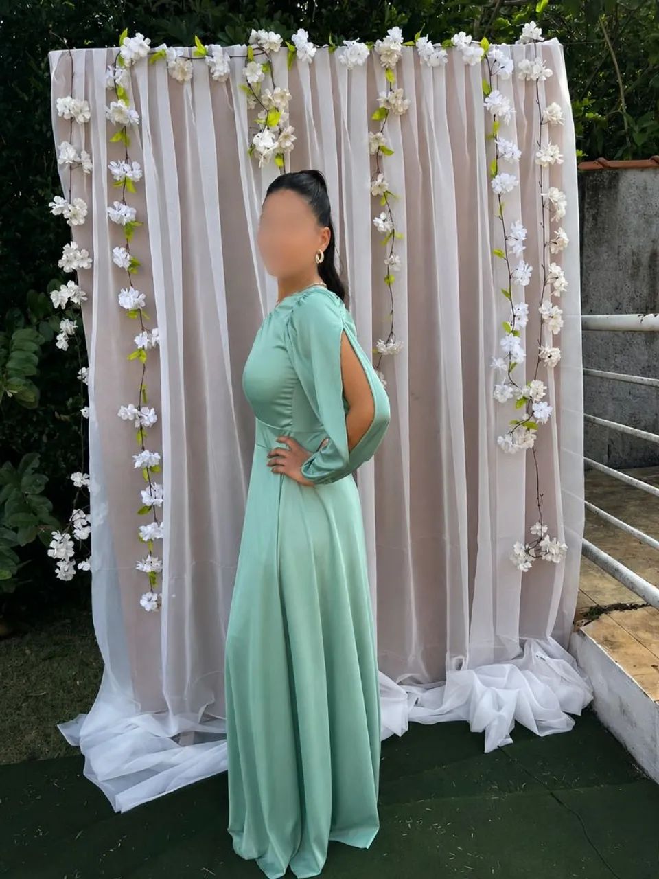 Vestido verde menta  - Foto 2