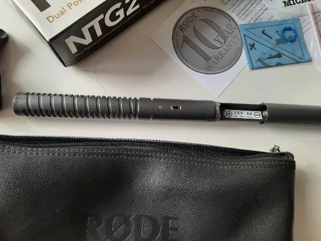 Microfone Rode NTG2 original. acompanha shockmount e windshield - Foto 3