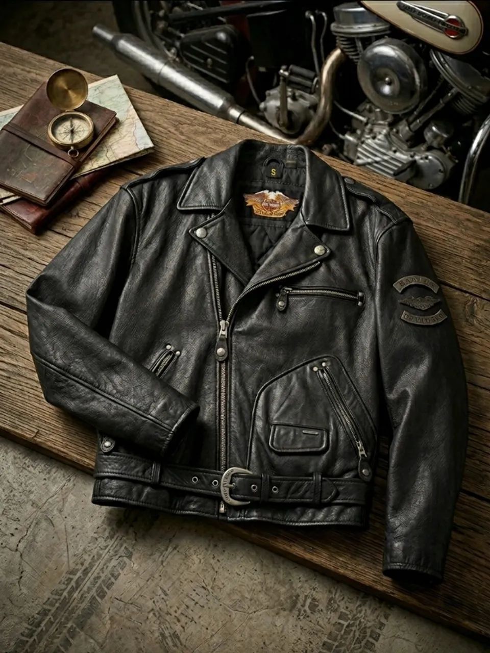 Jaqueta de Couro Harley-Davidson 1998 (Sem Uso) - Foto 5