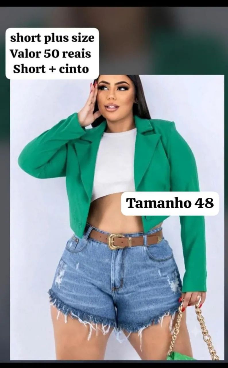 Short jeans plus  - Foto 2