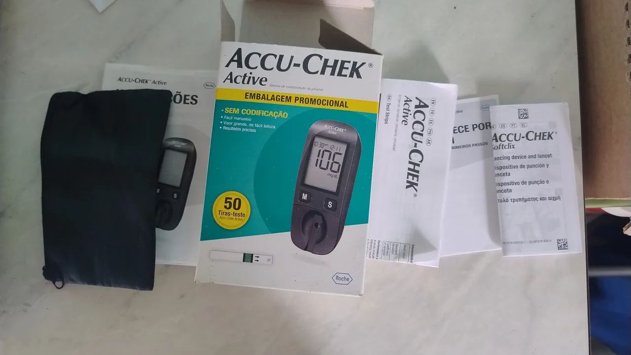 Medidor de Glicemia Accu-Chek Active  - Foto 2