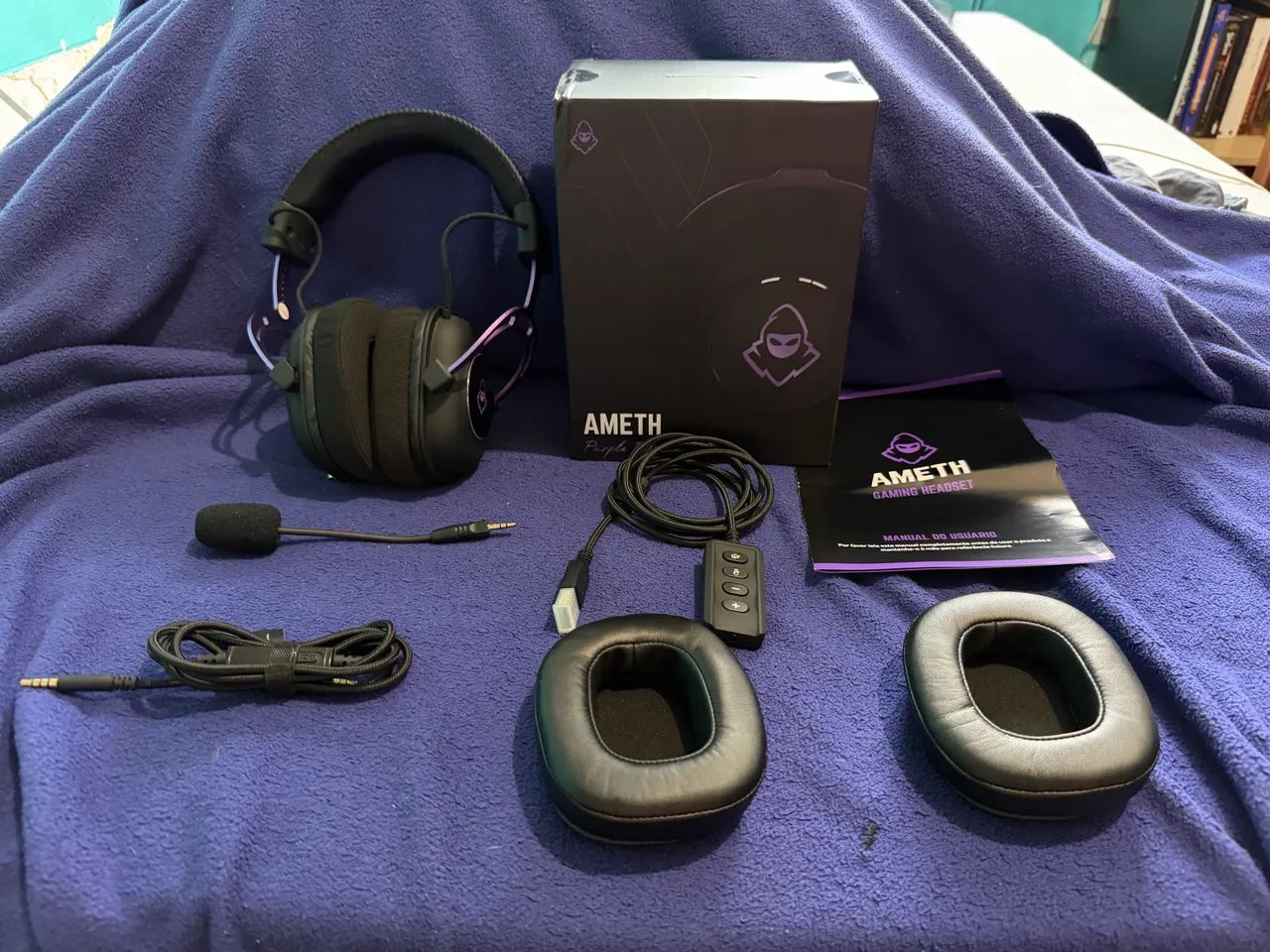 Headset Gamer Mancer Ameth - Purple Edition (LEIA)  - Foto 2